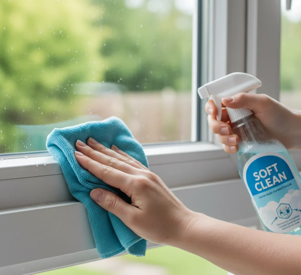 Fensterrahmen Pflege Reinigungsmittel