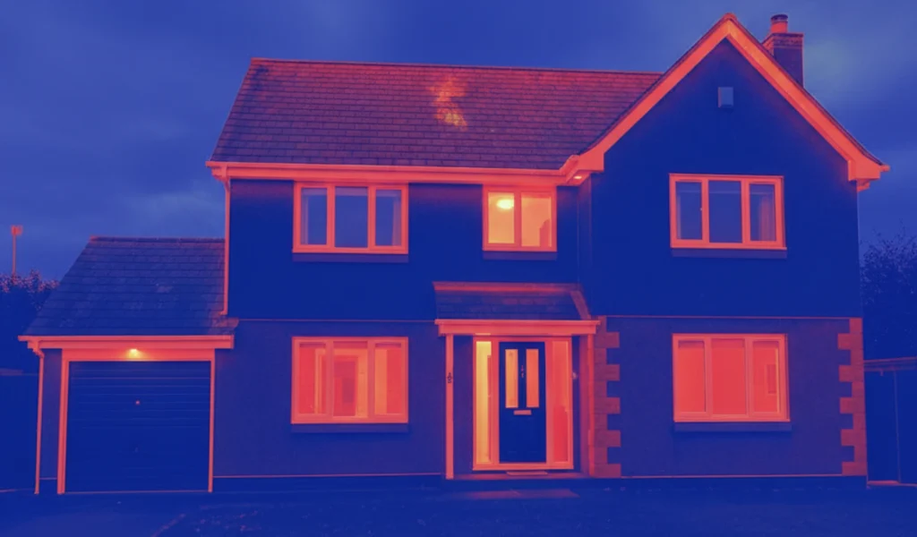 Thermografie Haus Energieverlust